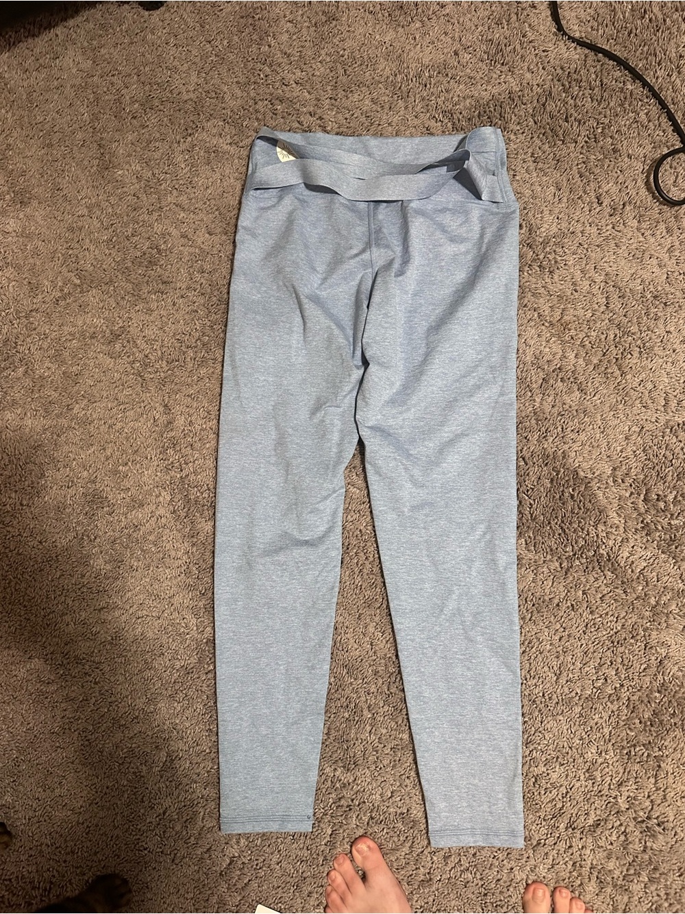 Womens AE Offline Light Blue Active Leggings